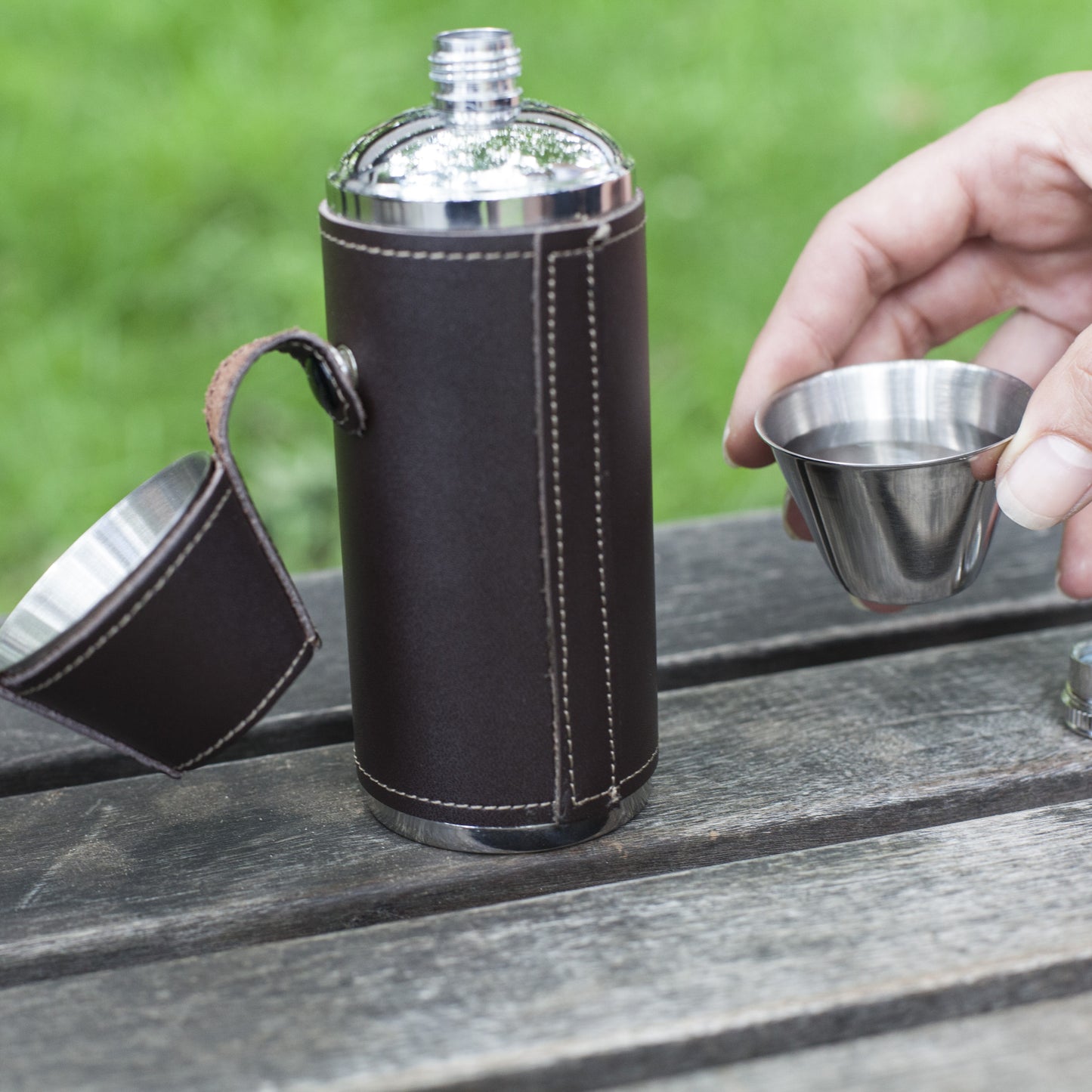 Leather Flask