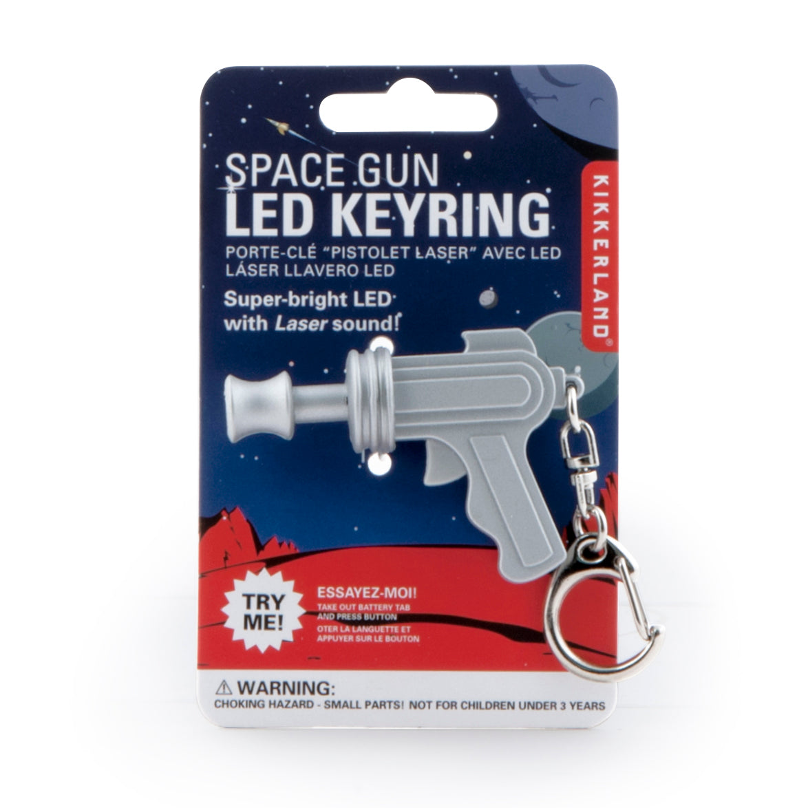 Space Gun Keychain