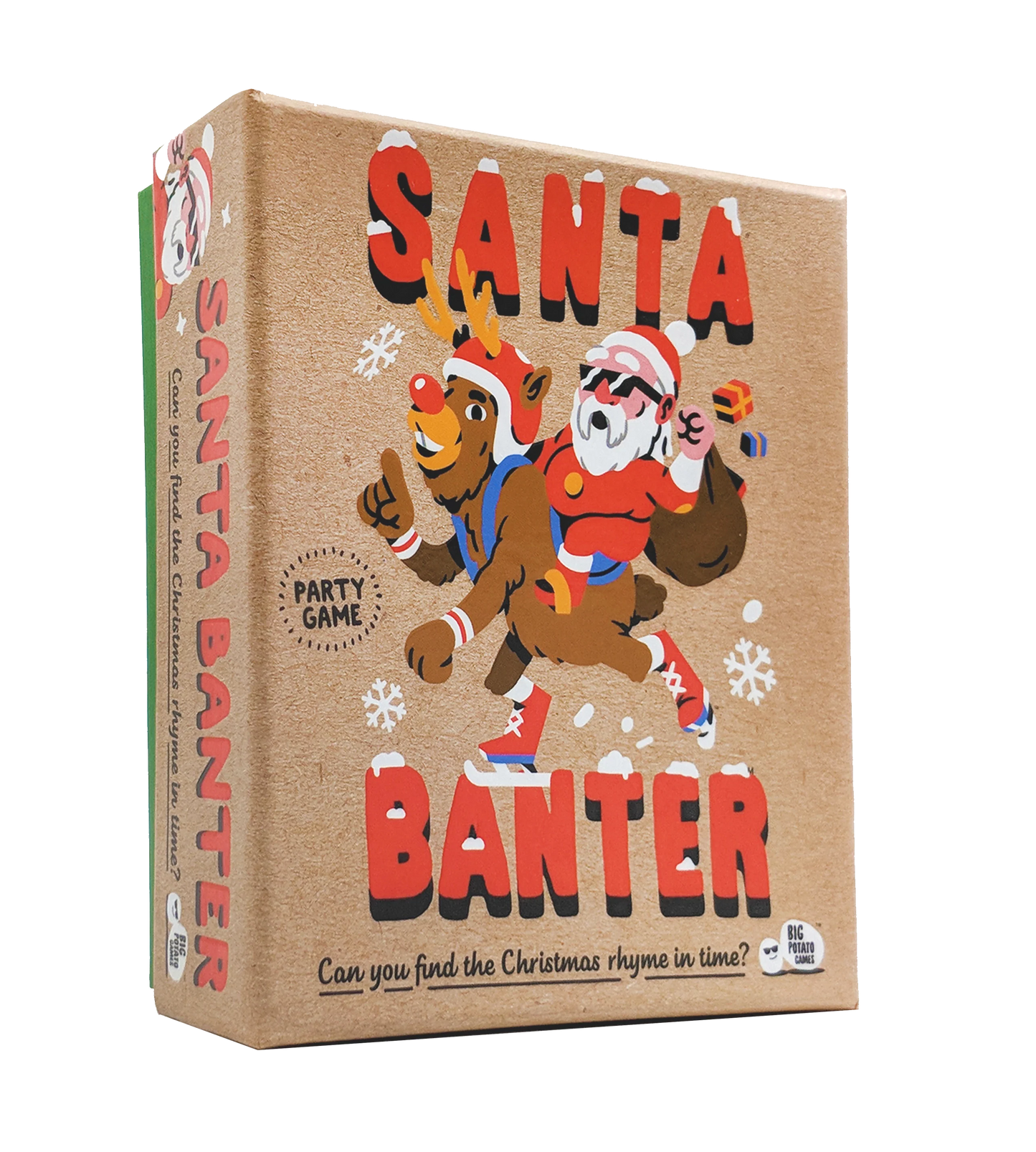 Santa Banter Festive Rhyming Charades game by Big Potato Games