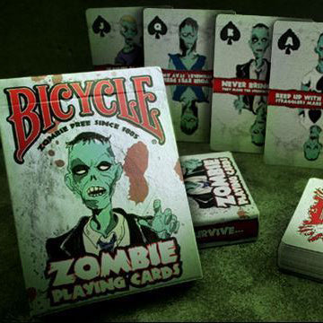 Bicycle zombified playing cards hotsell
