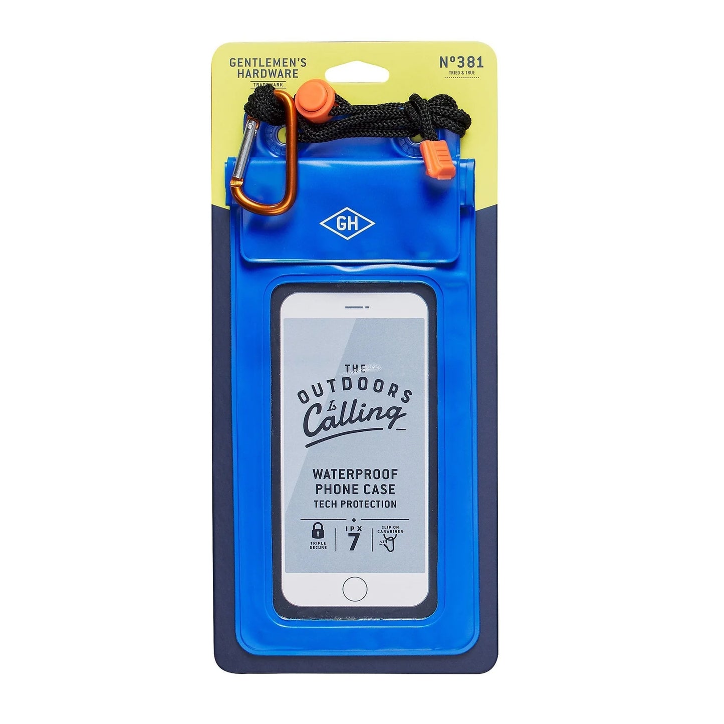 Blue Waterproof Phone Case