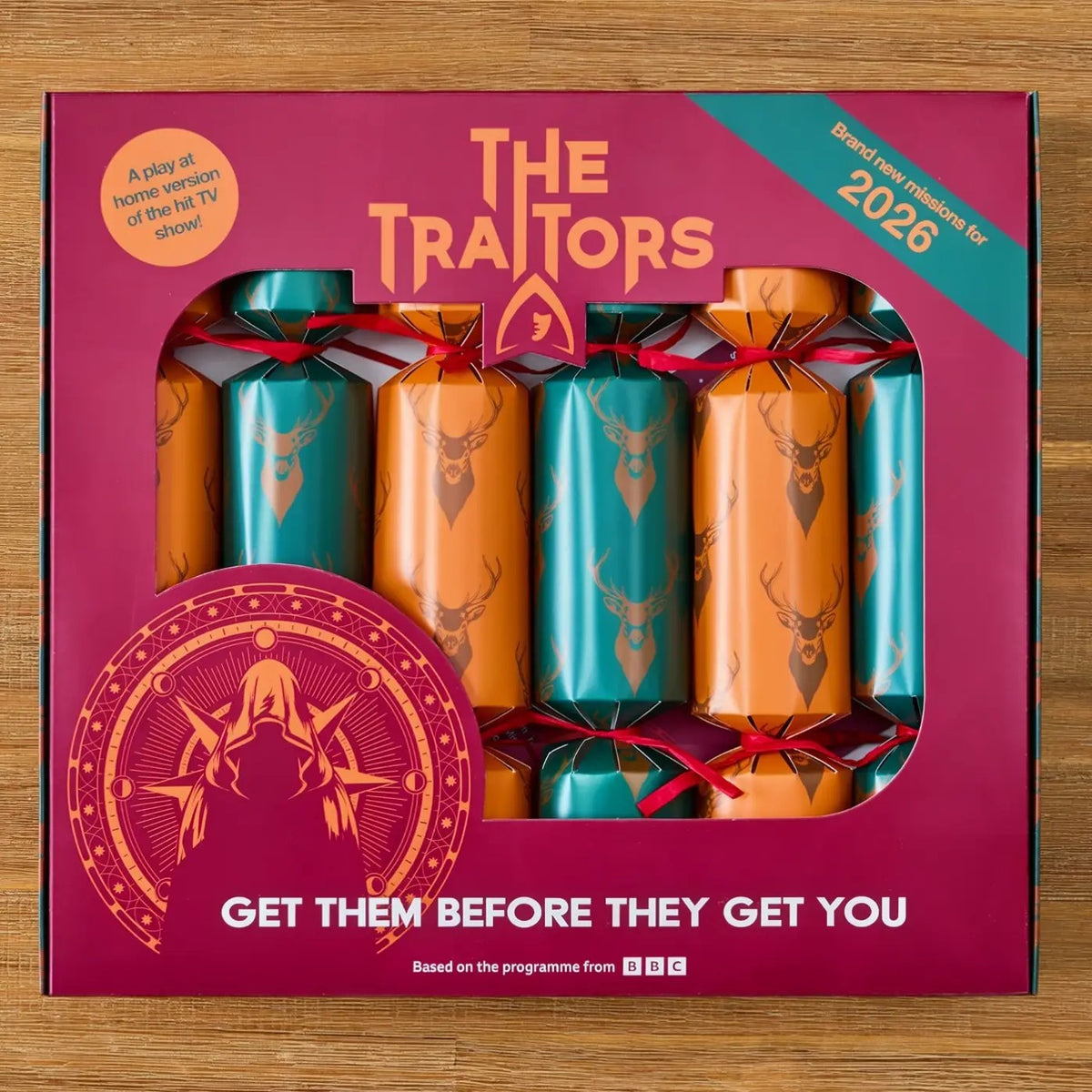 The Traitors Christmas Crackers