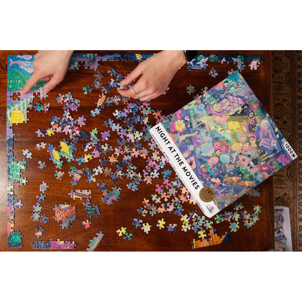 A Night at the Movies jigsaw puzzle (1000 piece)