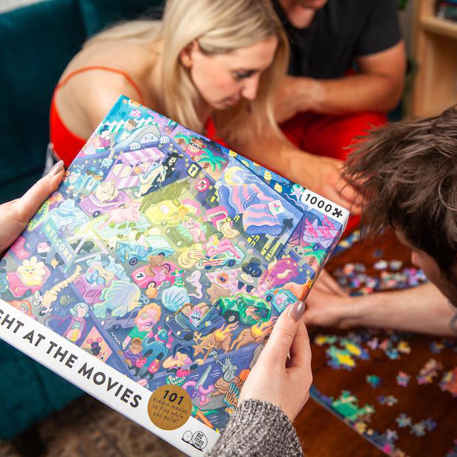 A Night at the Movies jigsaw puzzle (1000 piece)