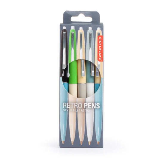 Retro Pens (pack of 5)