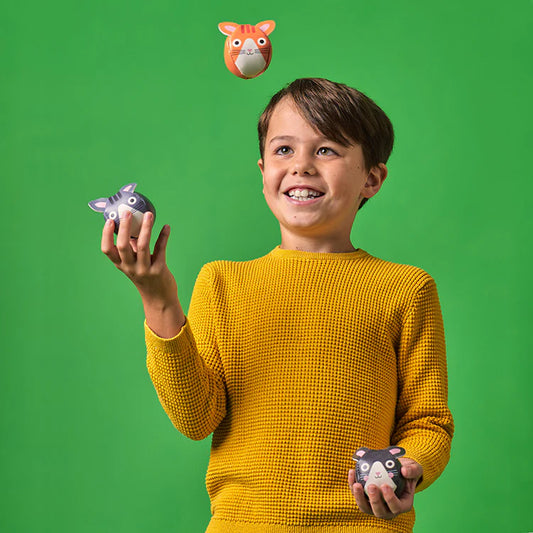Cat Juggling Balls