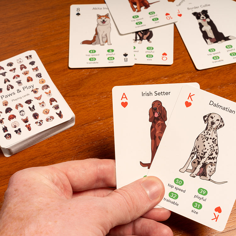 Paws & Play Dog Playing Cards