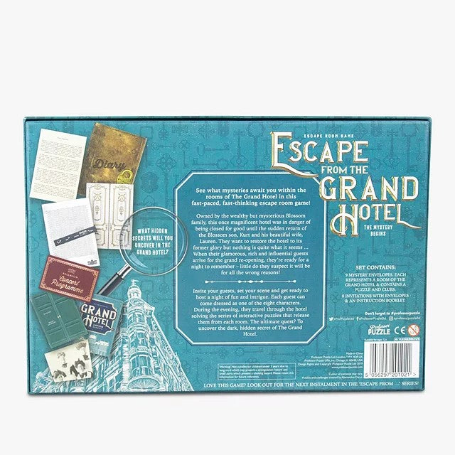 Escape from the Grand Hotel: Escape Room