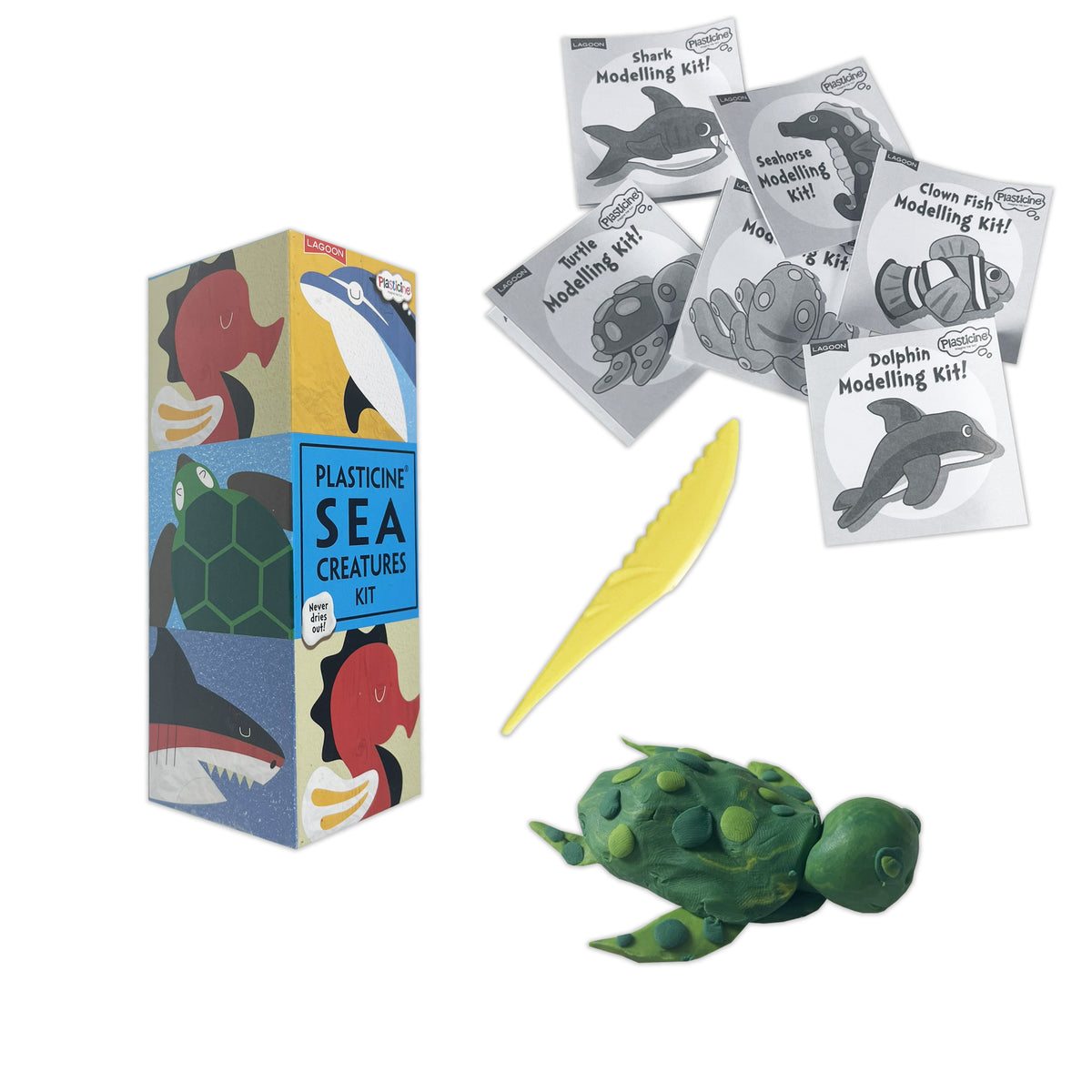Plasticine Sea Creatures Modelling Kit