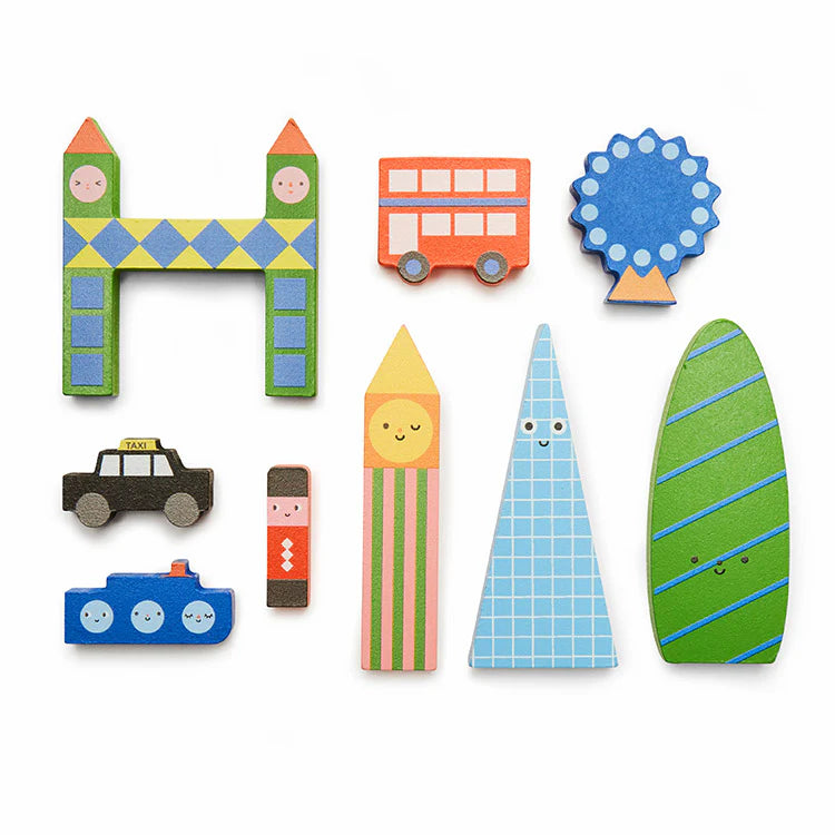 London Wooden Blocks Toy