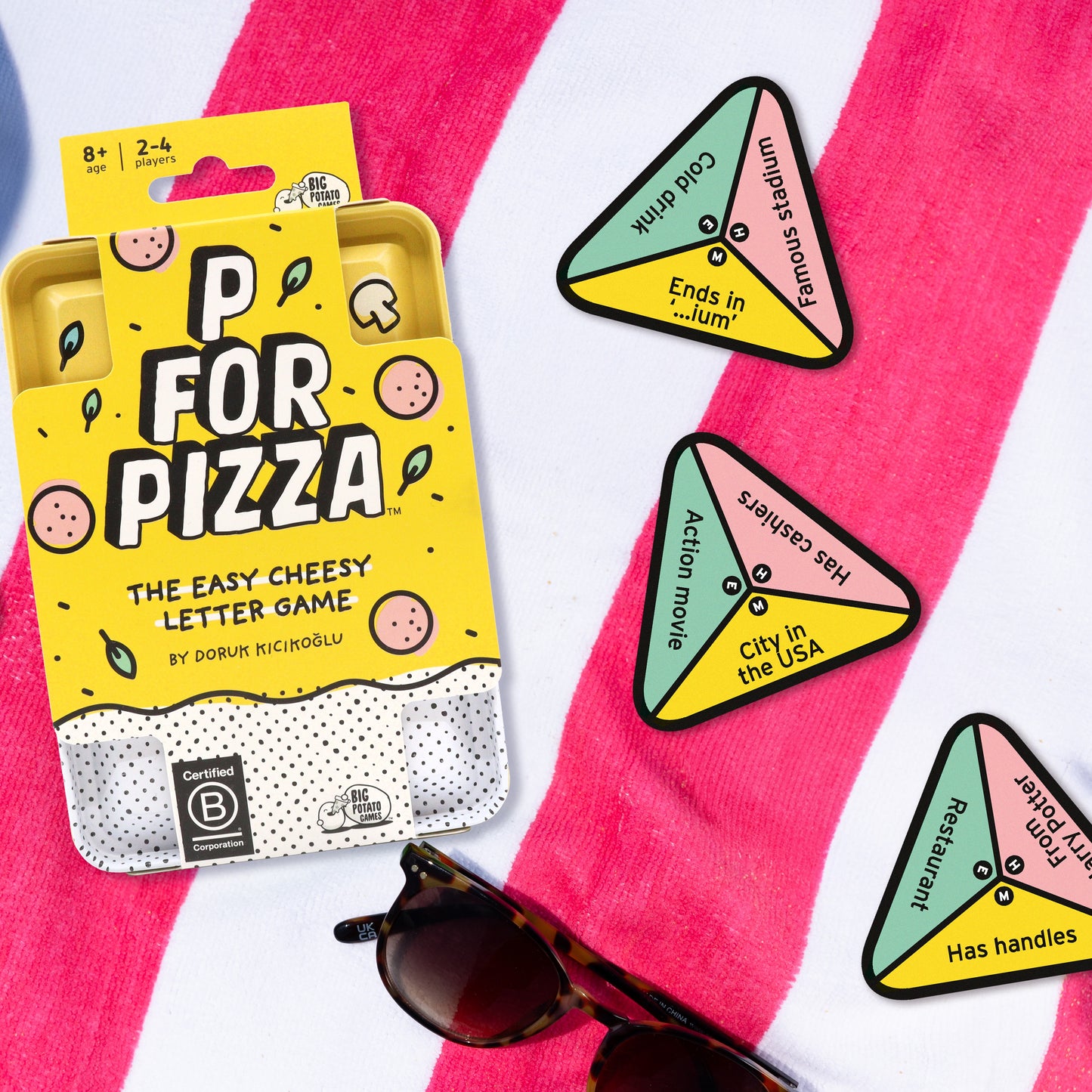 P is for Pizza - travel tin  *NEW FOR SUMMER*
