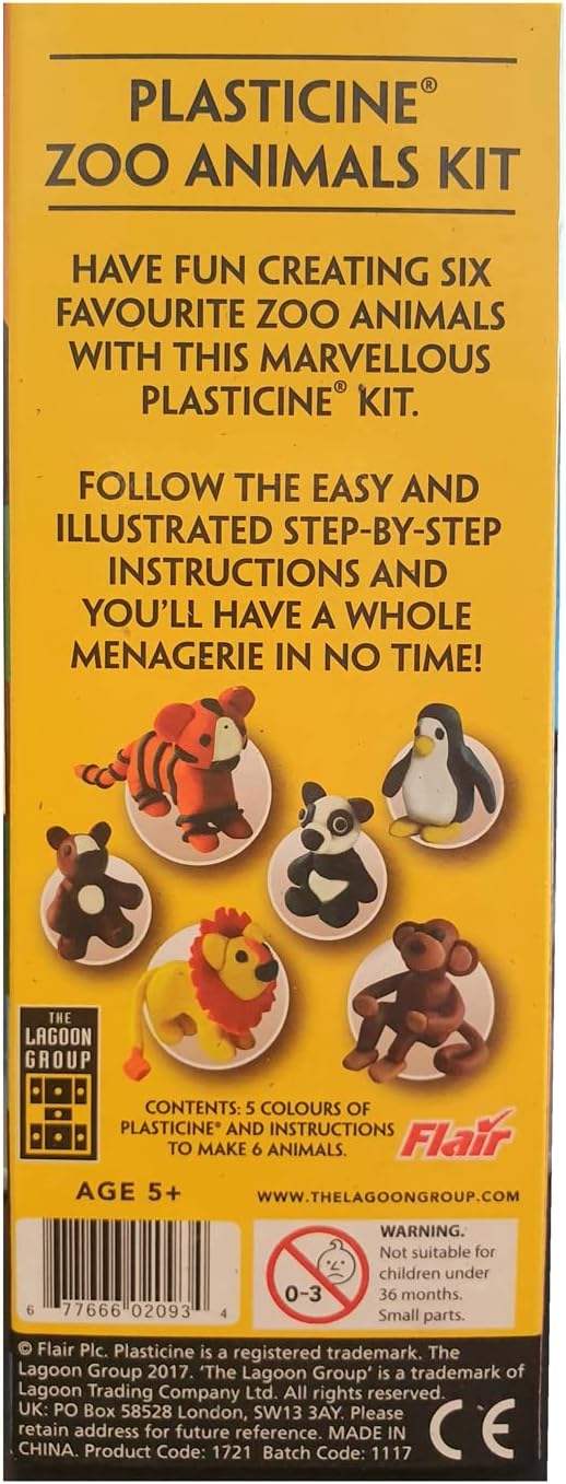 Plasticine Zoo Animal Modelling Kit