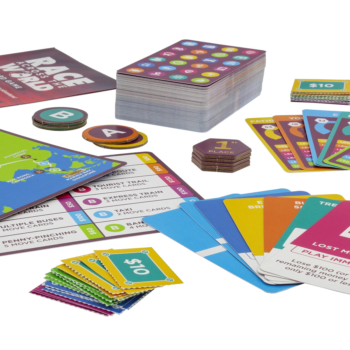 Race Across The World Card Game