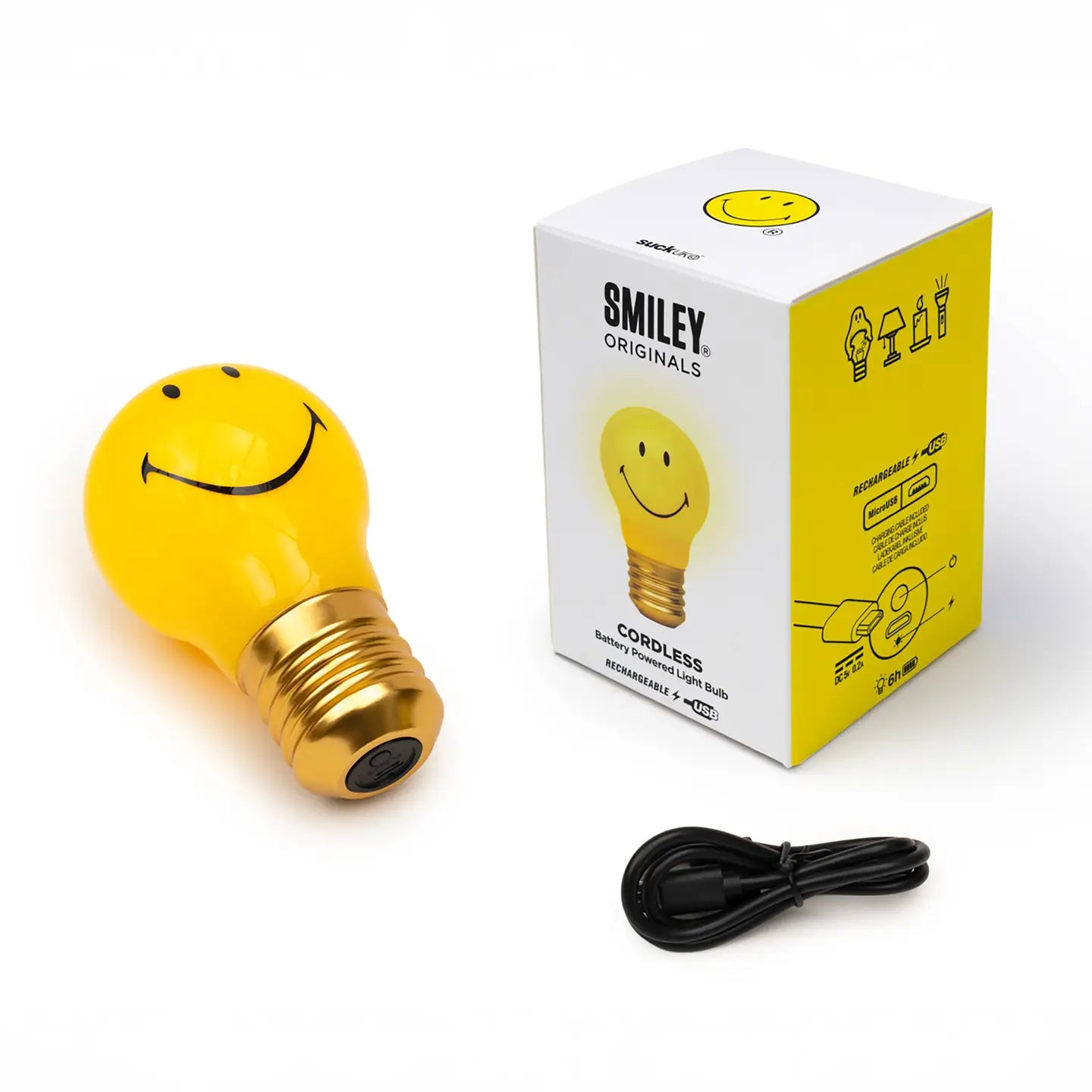 Cordless Smiley® Lightbulb