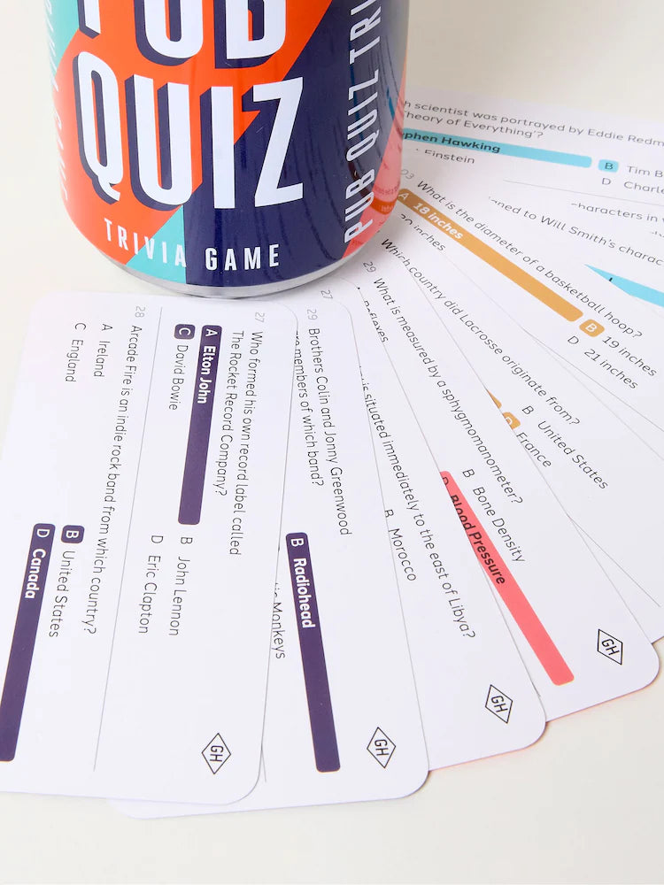 Pub Quiz in a Can