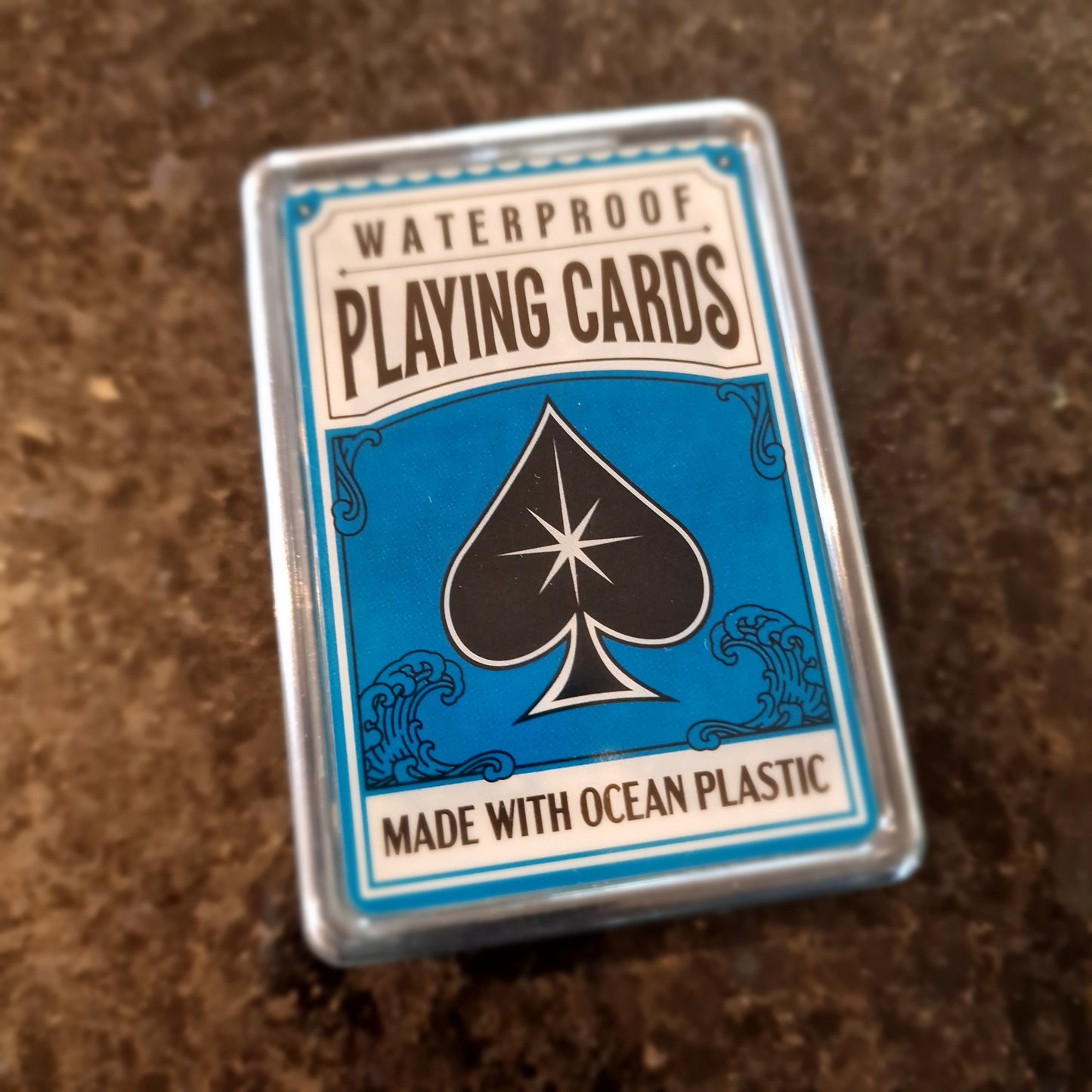 Waterproof recycle Ocean Plastic playing cards