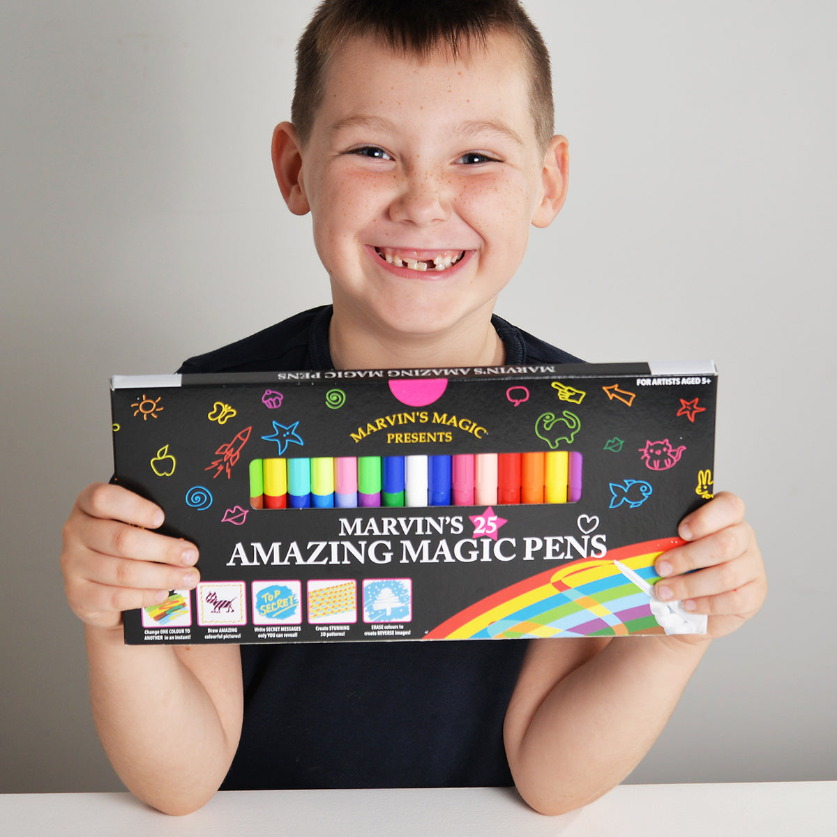 Magic Homework Pen Marvin’s Magic Amazing Magic Pens – Three Boys Rock