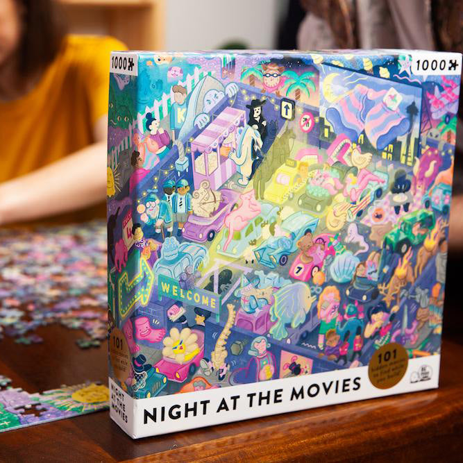 A Night at the Movies jigsaw puzzle (1000 piece)