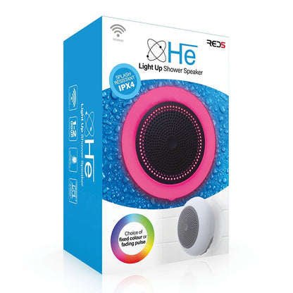 Light Up Bluetooth Shower Speaker