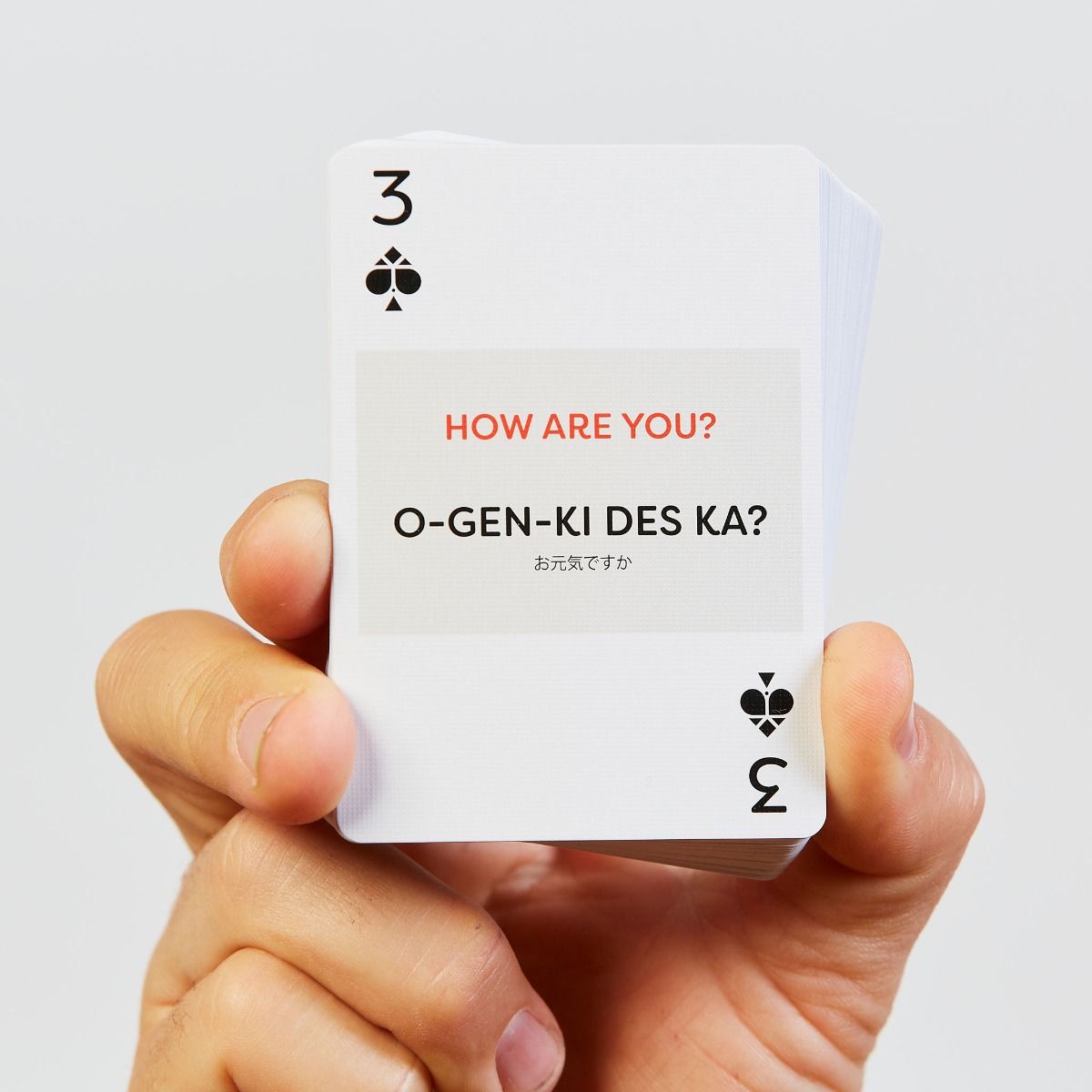 Learn a Language "Lingo" Playing Cards