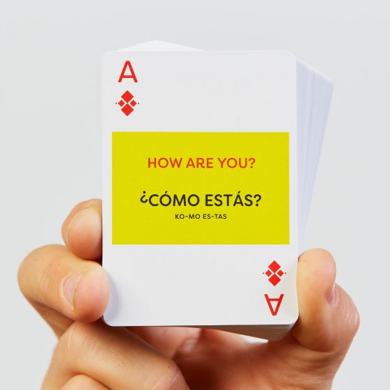 Learn a Language "Lingo" Playing Cards